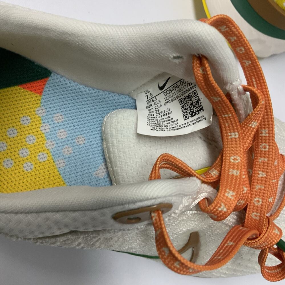 Nike React Infinity Run Flyknit 3 A.I.R. Hola Lou DO9496 001 Size 7.5 Men White - Picture 6 of 6